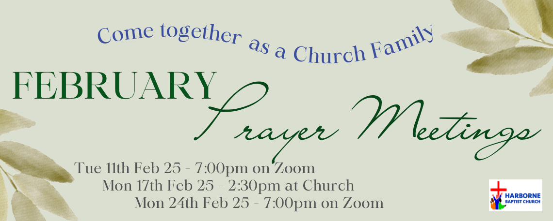 02 February Prayer Meetings